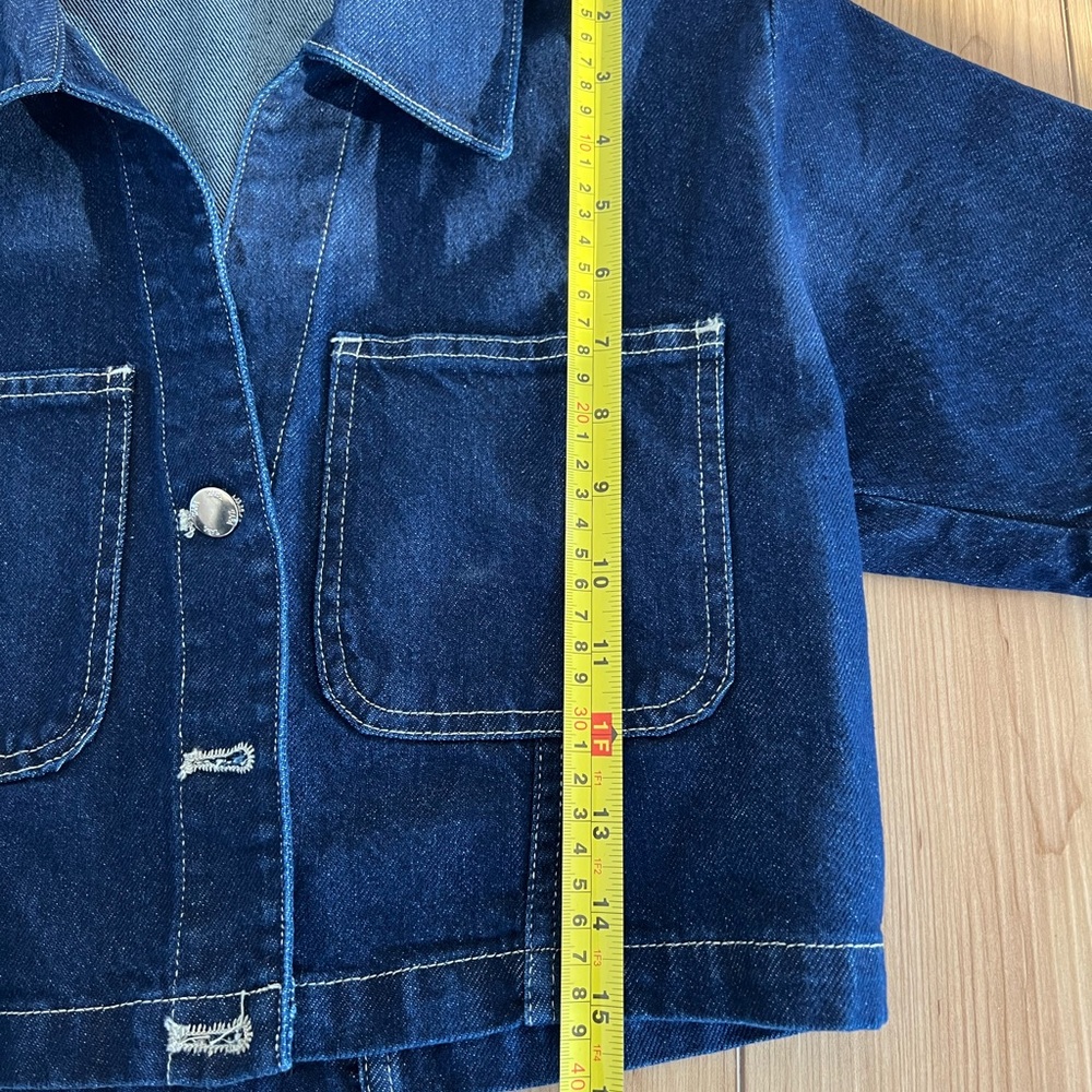 Denim Crop Top - Picture 8 of 8